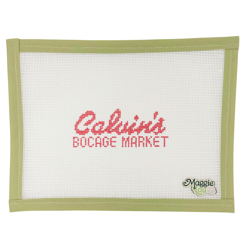Calvin’s Bocage Market Needlepoint Canvas