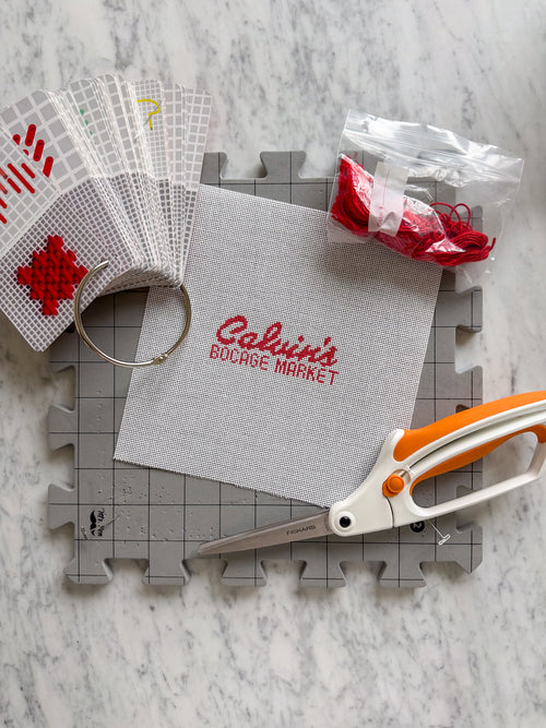 Calvin’s Bocage Market Needlepoint Canvas